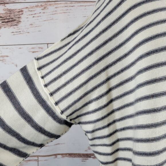 NWOT Madewell Stripe-Play Mockneck Pullover Sweater Size XXL Wool Blend - Picture 4 of 9